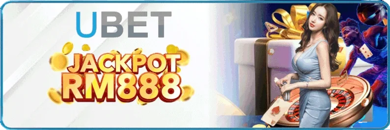 UBET jackpot RM888 offers excitement.